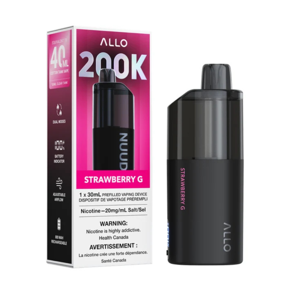 Allo Nuud 200K Disposable Vape - 200K Puffs - 30ml