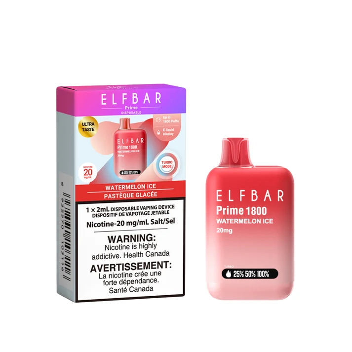 Elf Bar Prime 1800 Dispable - 1800 Puffs - 2mL