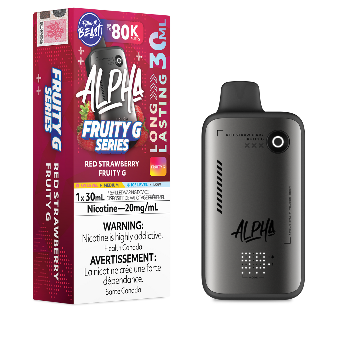 Flavour Beast Alpha Disposable Vape - 80K Puffs - 30mL