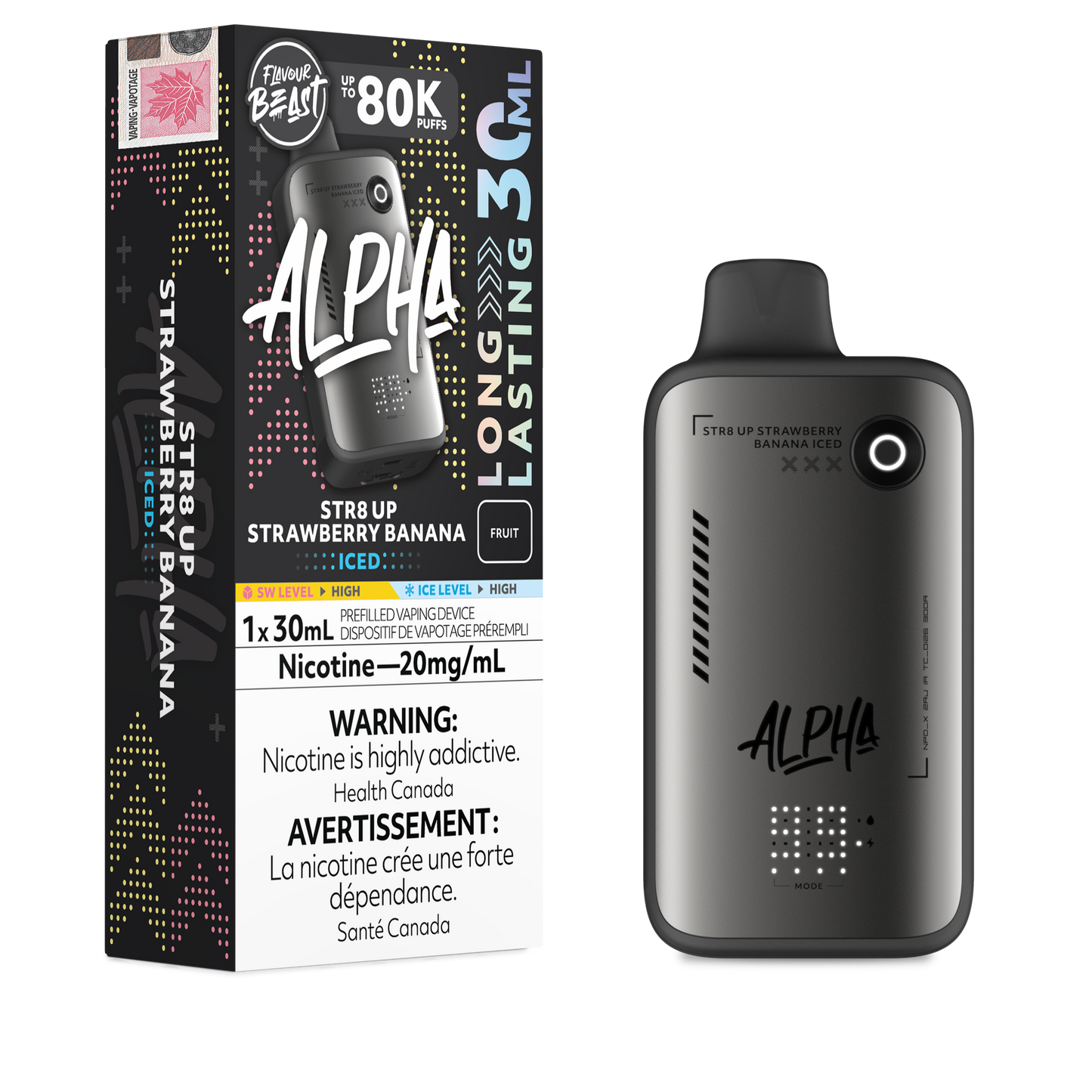 Flavour Beast Alpha Disposable Vape - 80K Puffs - 30mL