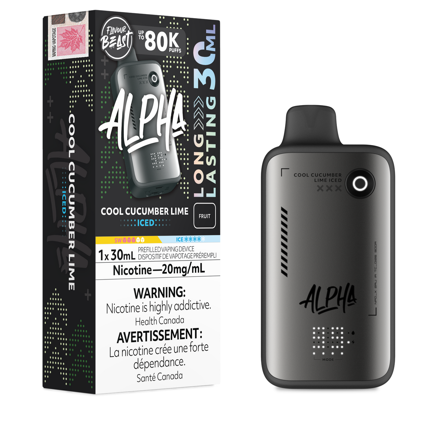 Flavour Beast Alpha Disposable Vape - 80K Puffs - 30mL