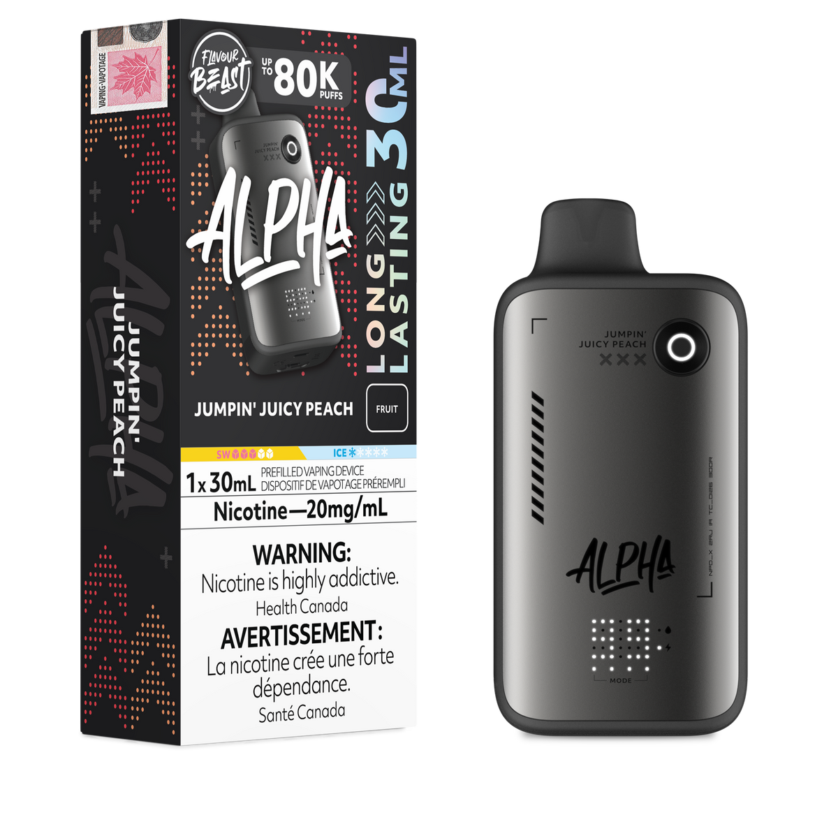 Flavour Beast Alpha Disposable Vape - 80K Puffs - 30mL