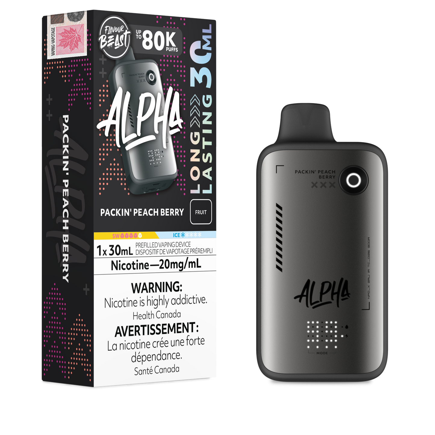 Flavour Beast Alpha Disposable Vape - 80K Puffs - 30mL