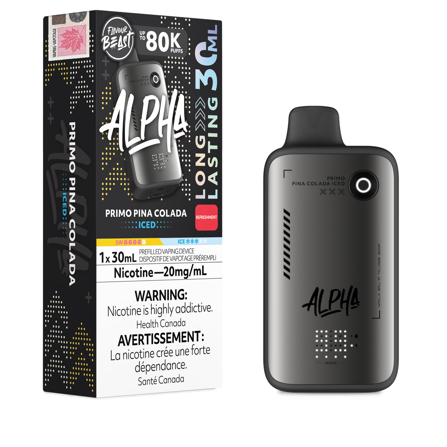 Flavour Beast Alpha Disposable Vape - 80K Puffs - 30mL