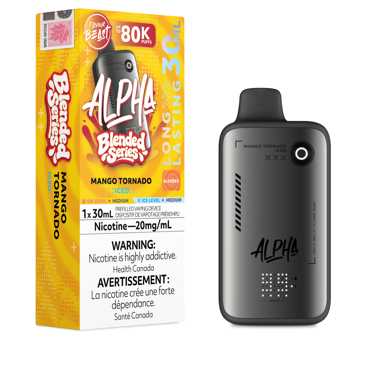 Flavour Beast Alpha Disposable Vape - 80K Puffs - 30mL