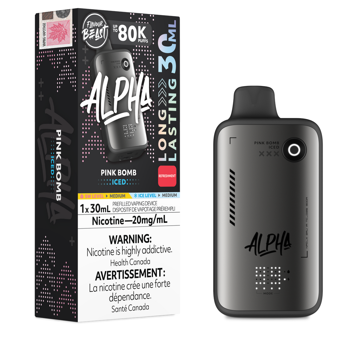 Flavour Beast Alpha Disposable Vape - 80K Puffs - 30mL