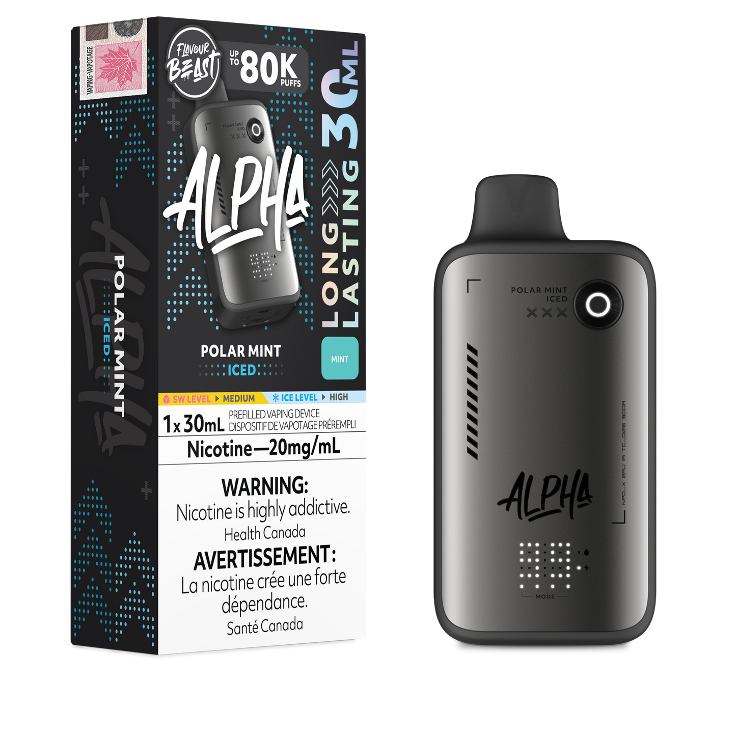 Flavour Beast Alpha Disposable Vape - 80K Puffs - 30mL