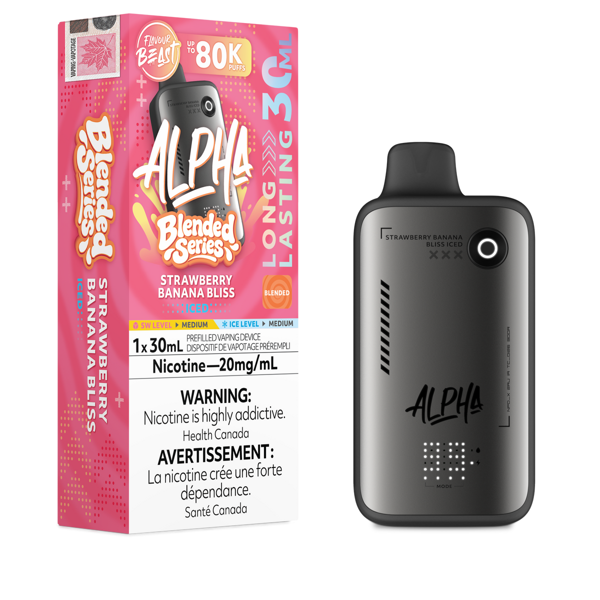 Flavour Beast Alpha Disposable Vape - 80K Puffs - 30mL