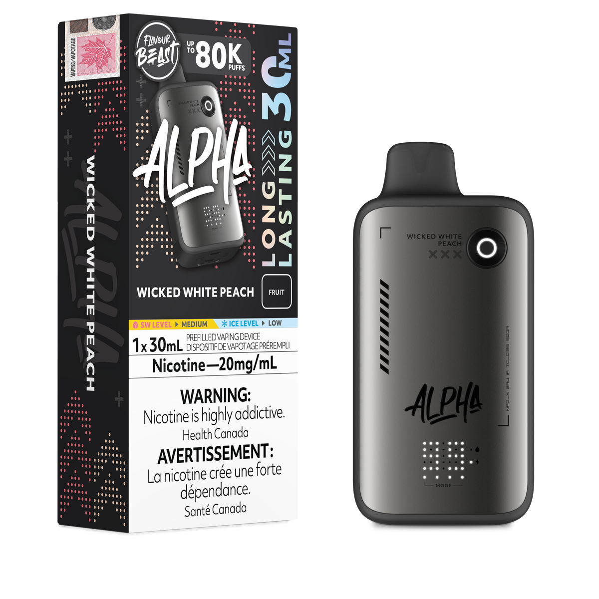 Flavour Beast Alpha Disposable Vape - 80K Puffs - 30mL