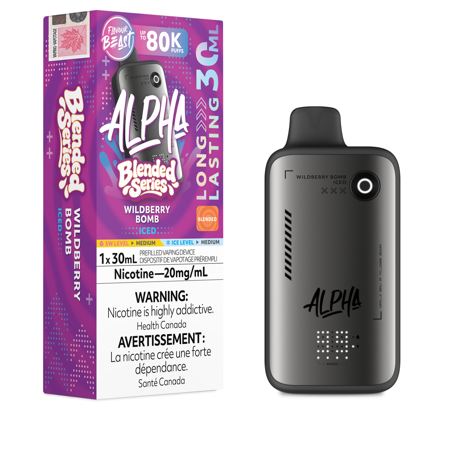Flavour Beast Alpha Disposable Vape - 80K Puffs - 30mL