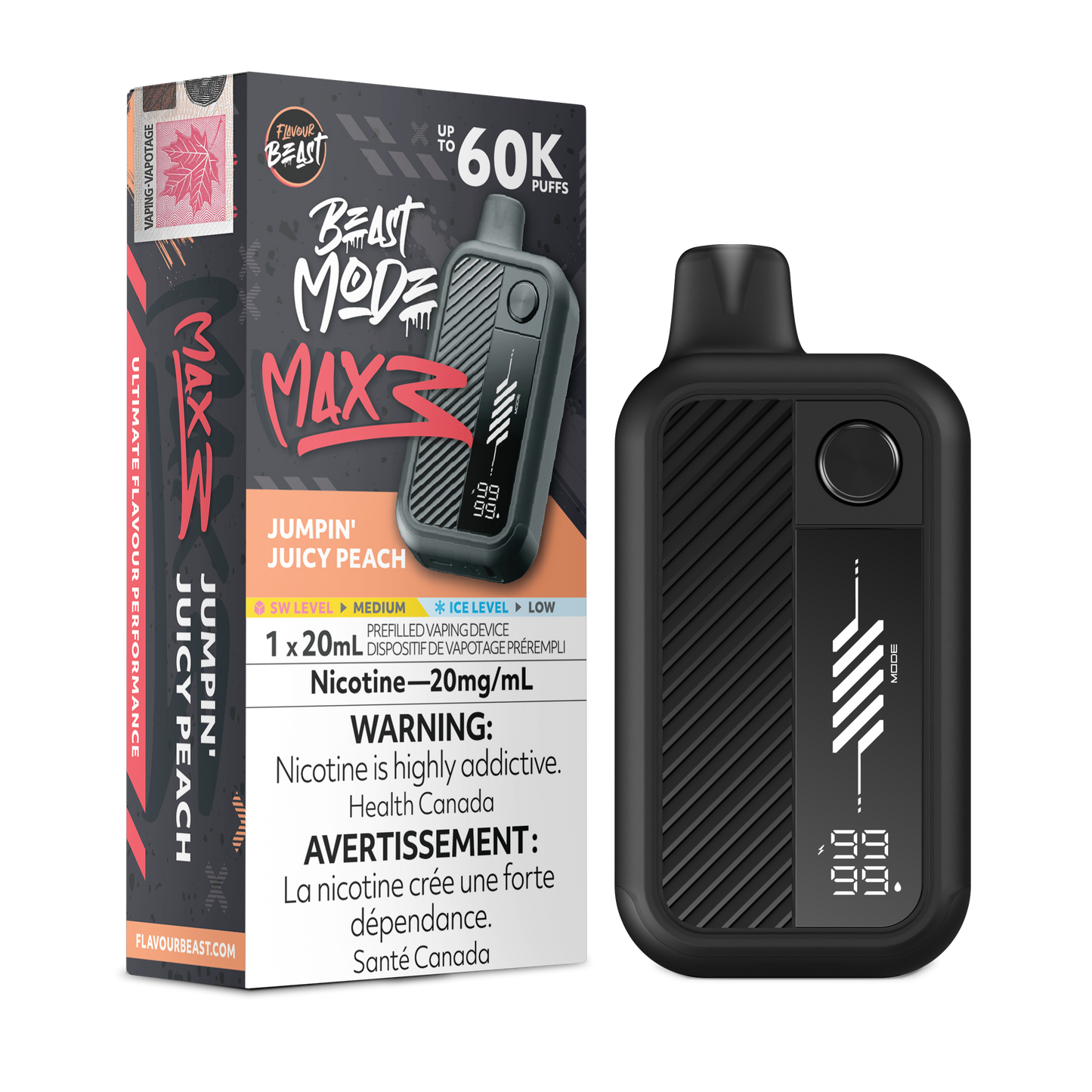 Flavour Beast Beast Mode Max 3 Disposable Vape - 60K Puffs - 20mL
