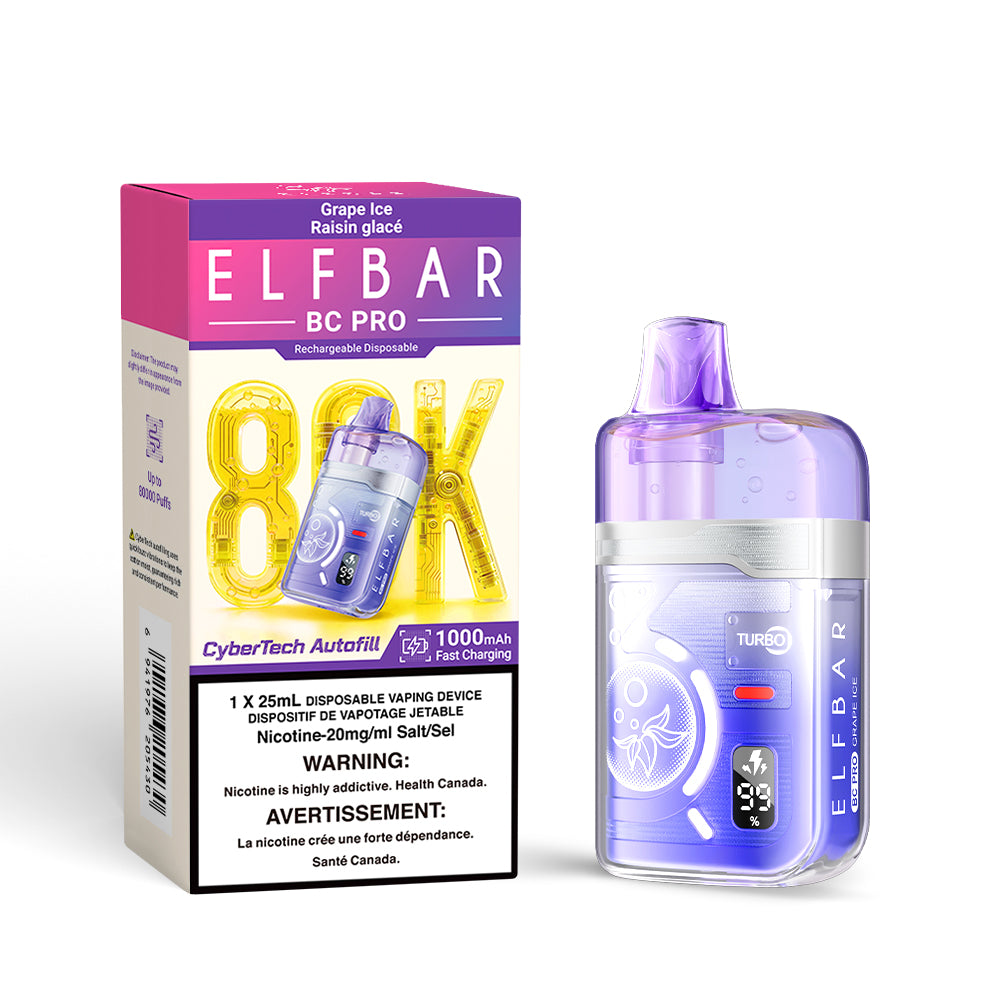 Elf Bar BC Pro 80K Disposable Vape - 80K Puffs - 25ml
