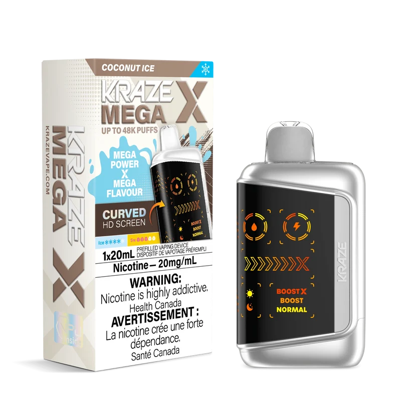 Kraze Mega X Disposable Vape - 48K Puffs - 20mL
