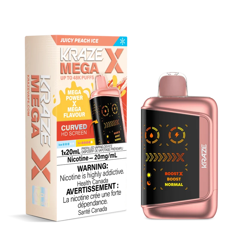 Kraze Mega X Disposable Vape - 48K Puffs - 20mL