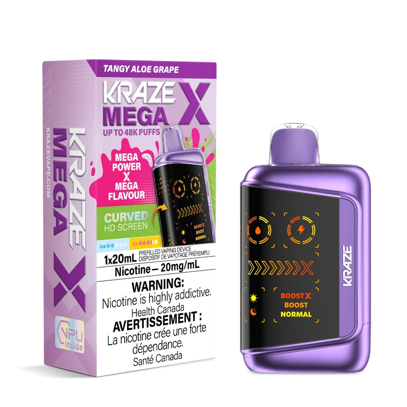 Kraze Mega X Disposable Vape - 48K Puffs - 20mL