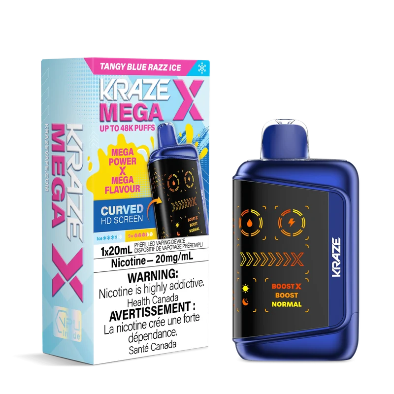 Kraze Mega X Disposable Vape - 48K Puffs - 20mL