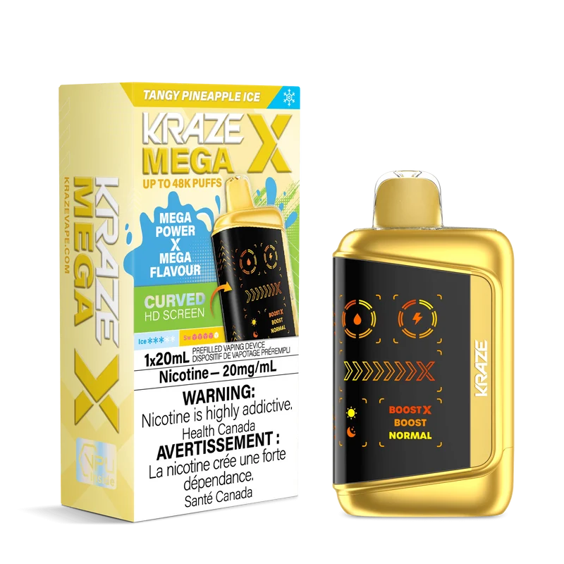 Kraze Mega X Disposable Vape - 48K Puffs - 20mL
