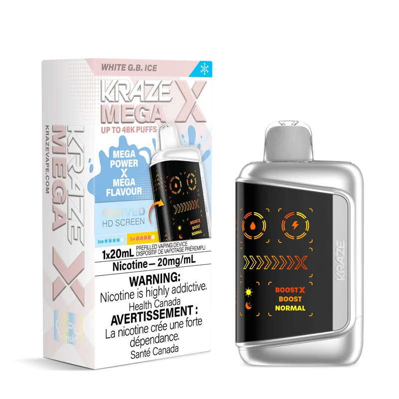 Kraze Mega X Disposable Vape - 48K Puffs - 20mL