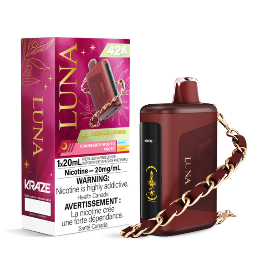 Kraze Luna Disposable Vape - 42000 Puffs - 20mL