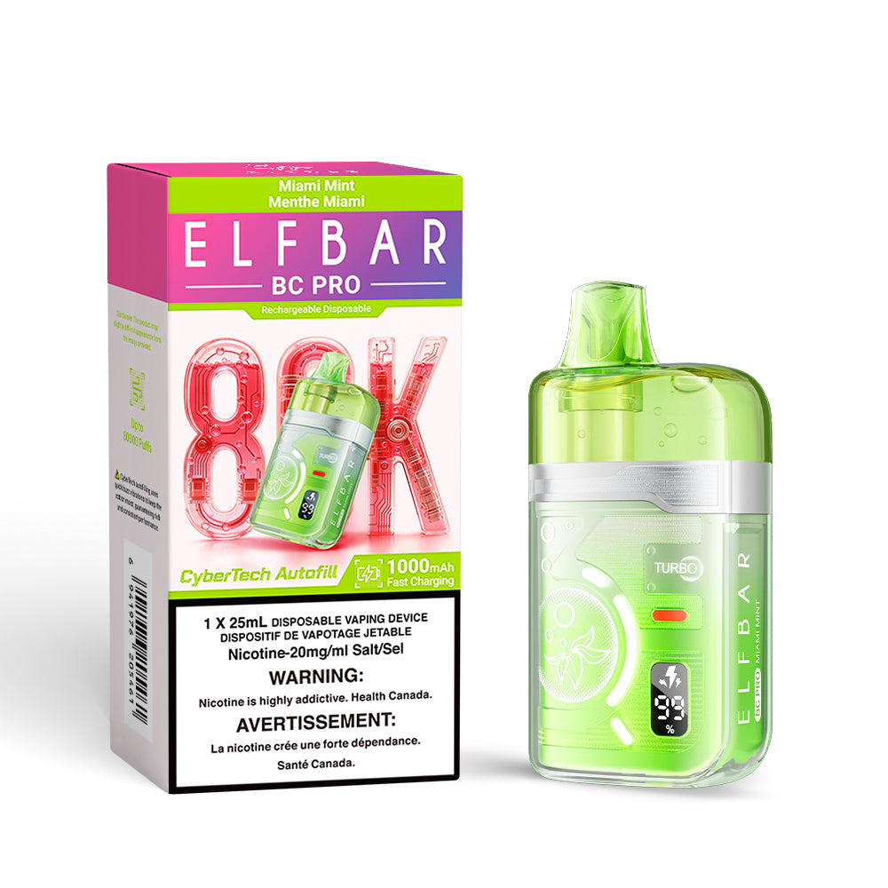 Elf Bar BC Pro 80K Disposable Vape - 80K Puffs - 25ml