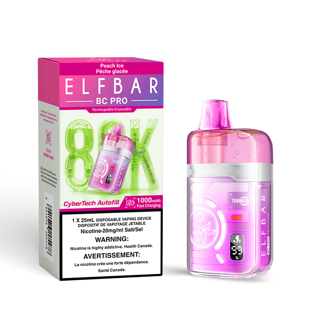 Elf Bar BC Pro 80K Disposable Vape - 80K Puffs - 25ml
