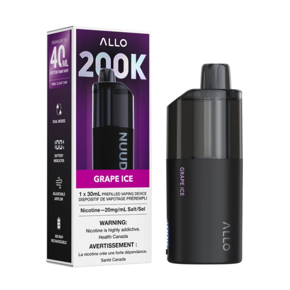 Allo Nuud 200K Disposable Vape - 200K Puffs - 30ml