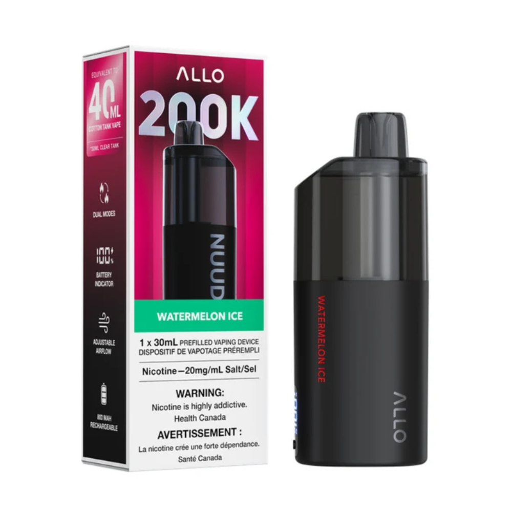 Allo Nuud 200K Disposable Vape - 200K Puffs - 30ml