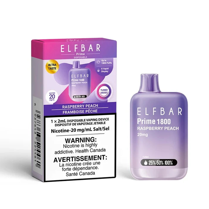 Elf Bar Prime 1800 Dispable  - 1800 Puffs - 2mL