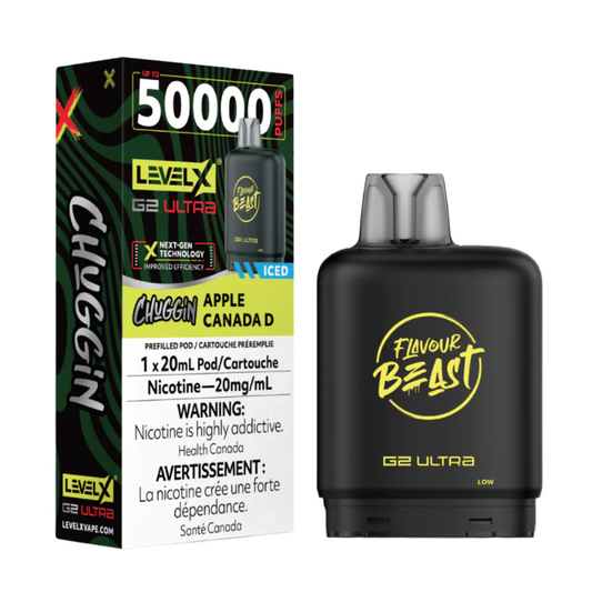Flavour Beast Level X G2 Ultra Vape Pod - 50K Puffs - 20mL
