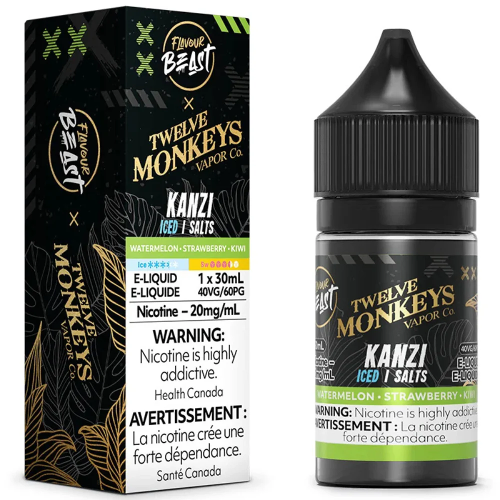 Flavour Beast X 12 Monkeys Vape Juice Salt 30mL