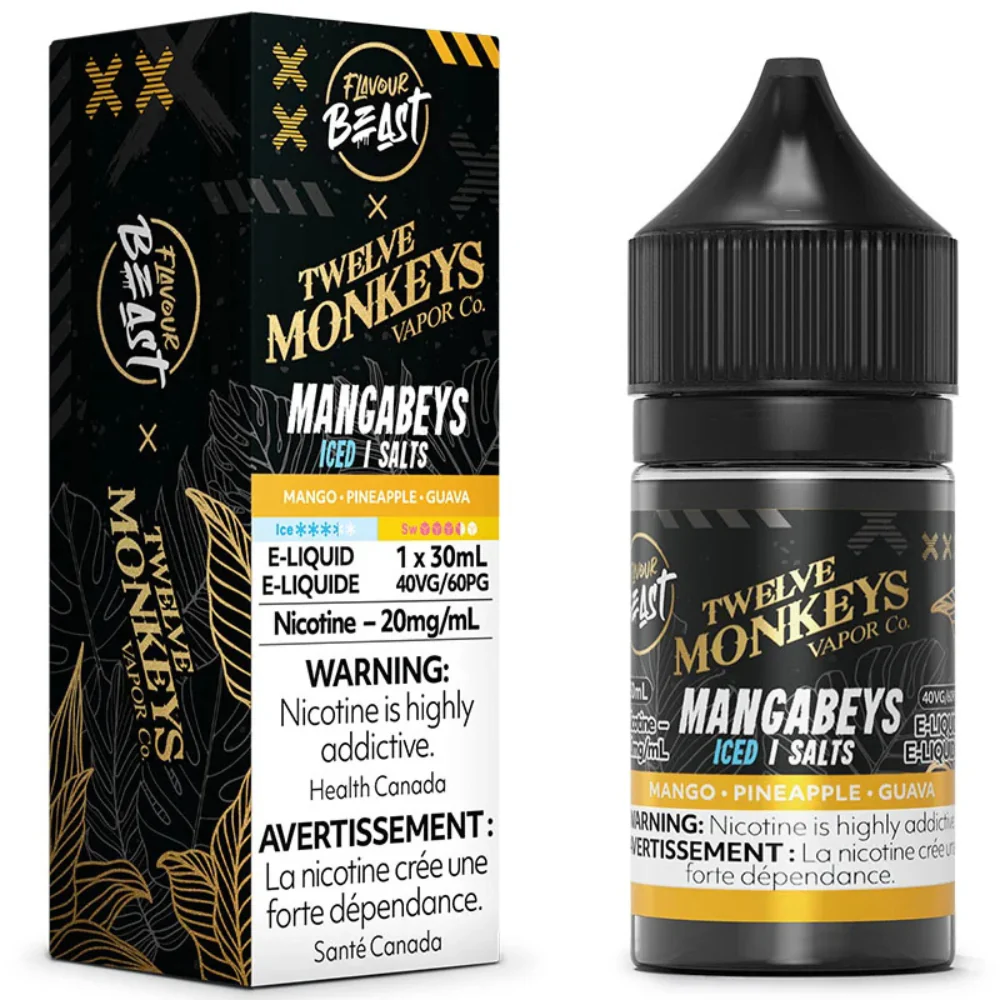 Flavour Beast X 12 Monkeys Vape Juice Salt 30mL