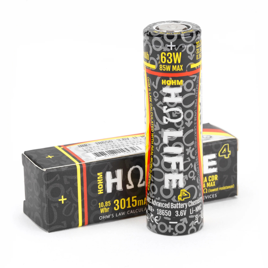 Hohm Tech Life4 18650 Battery - 3015mAh 22.1A