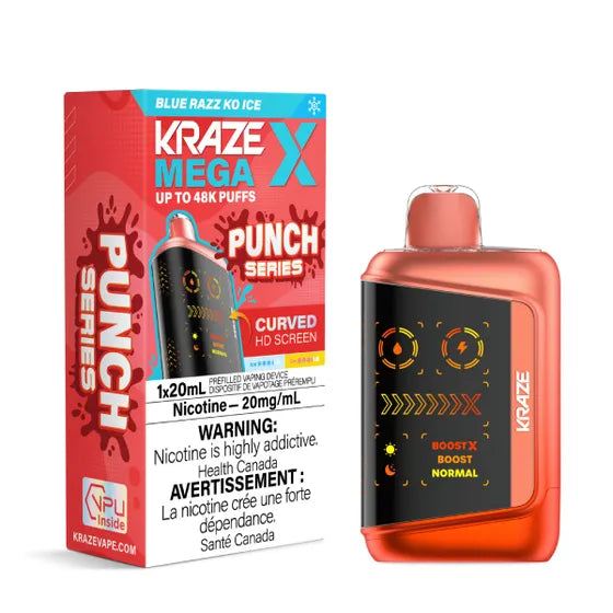 Kraze Mega X Disposable Vape - 48K Puffs - 20mL