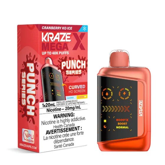 Kraze Mega X Disposable Vape - 48K Puffs - 20mL