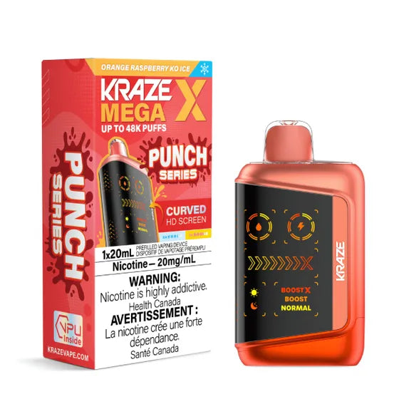 Kraze Mega X Disposable Vape - 48K Puffs - 20mL