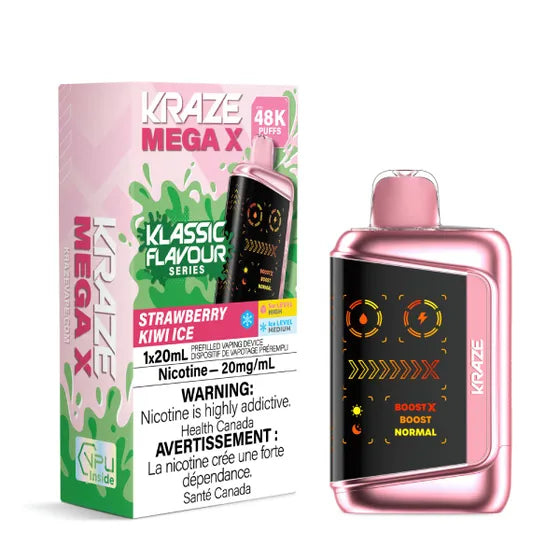 Kraze Mega X Klassic Disposable Vape - 48K Puffs - 20mL