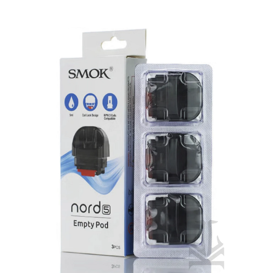 SMOK Nord 5 Empty Replacement Pod (3 Pack) [CRC]