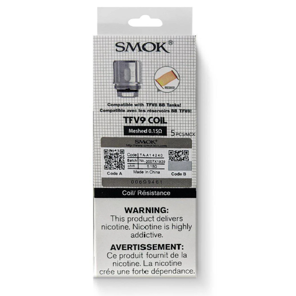 SMOK TFV9 Replacement Coil (5 Pack)