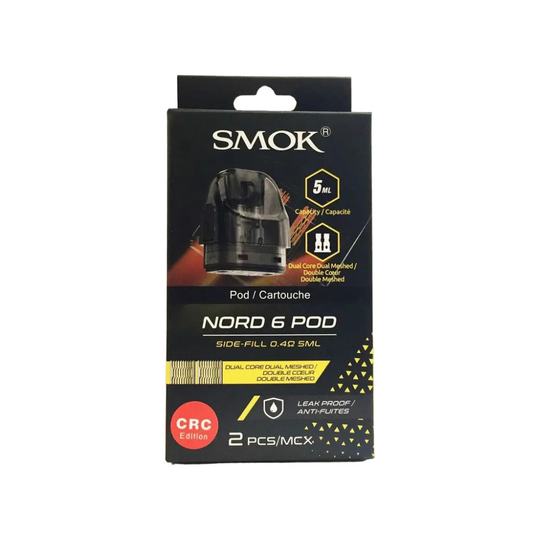SMOK Nord 6 Dual Core Replacement Pod [CRC] (2 Pack)